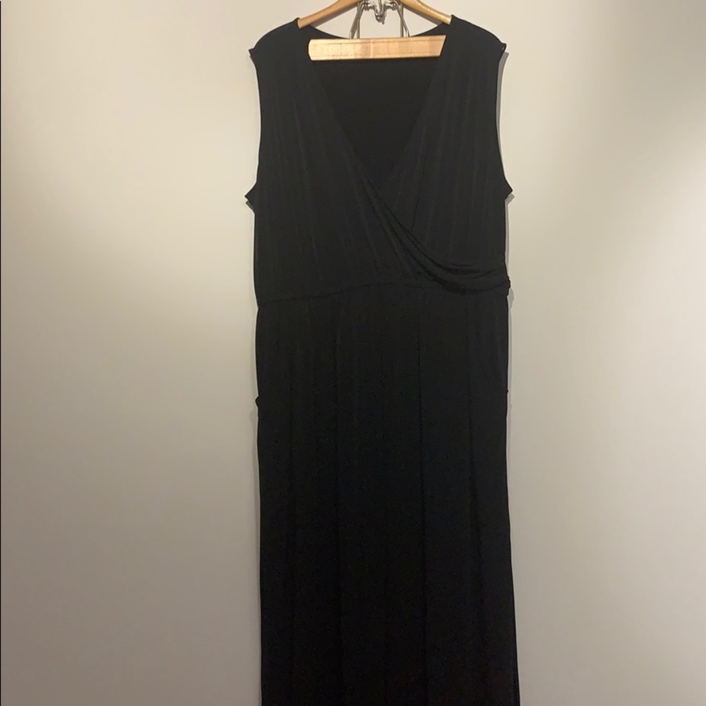 market & spruce size 3X black maxi dress